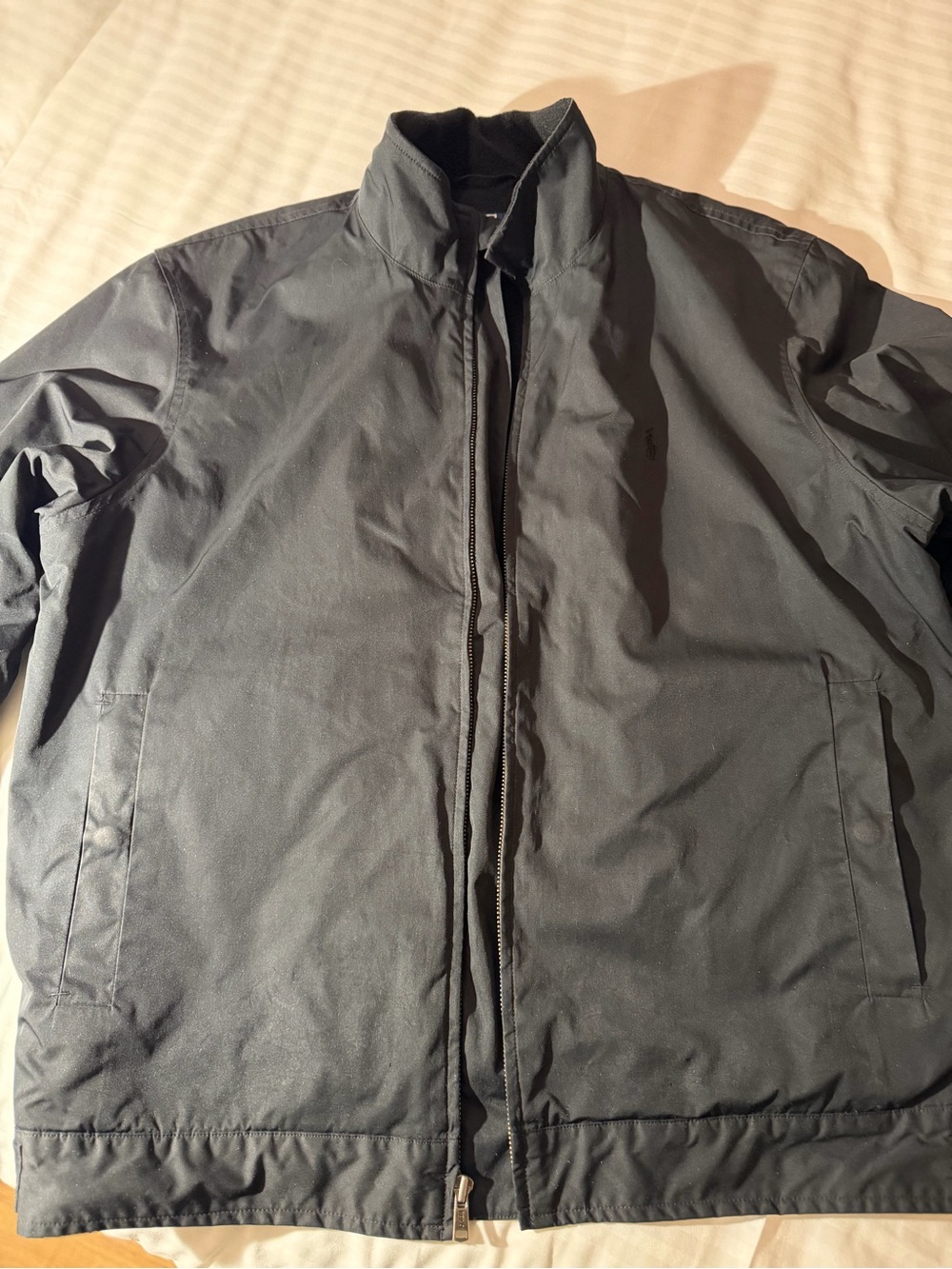 Polo Ralph Lauren Men’s Black Lightweight Zip Jacket Excellent Condition- Size M